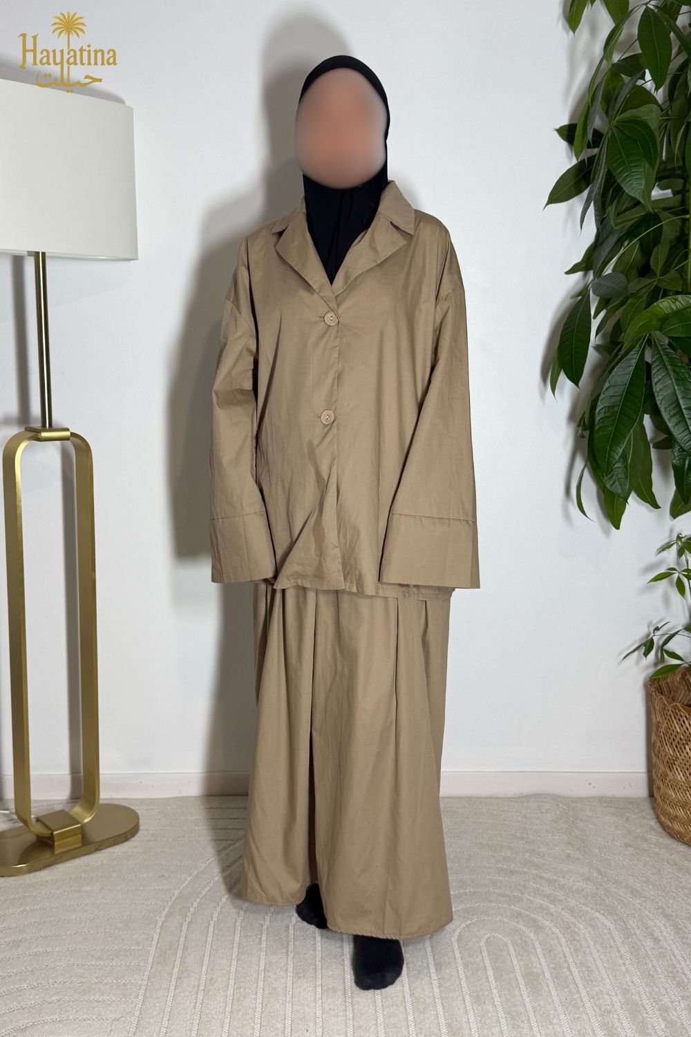 Sable Majesté - Haya Éthérée IV ENSEMBLE JUPE CHEMISE
